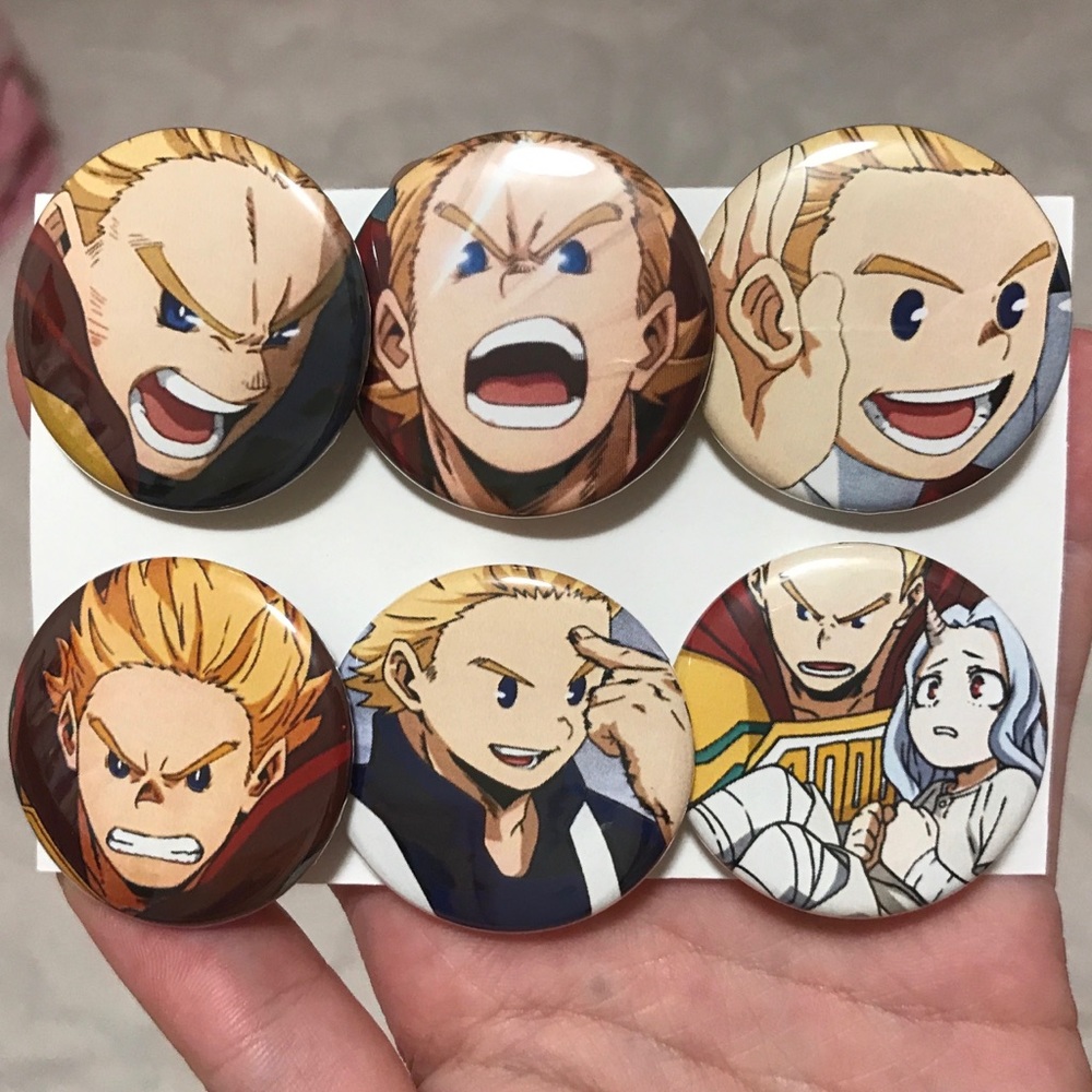 My Hero Academia Mirio Togata Pinback Bu…